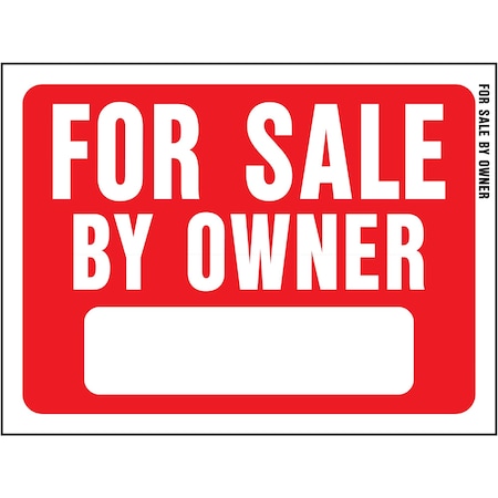 Hy-Ko For Sale By Owner Sign 8.5" x 12", 10PK A20604